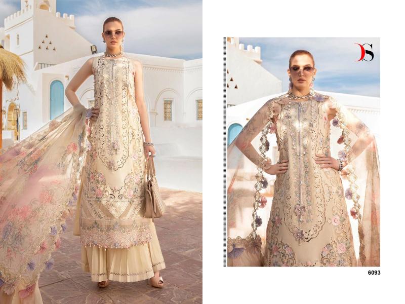 Deepsy Maria B Voyage Lawn 24 Vol 2 Chiffon Dupatta Pakistani Suit Wholesale catalog