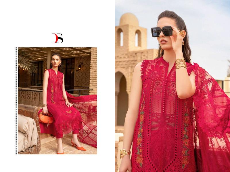 Deepsy Maria B Voyage Lawn 24 Vol 2 Chiffon Dupatta Pakistani Suit Wholesale catalog