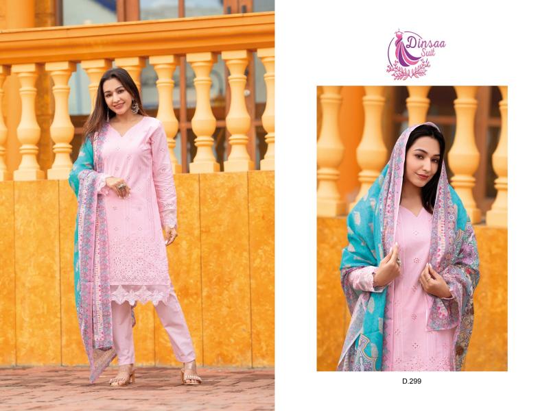 Dinsaa Anabiya Vol 1 Embroidered Salwar Kameez Wholesale Catalog