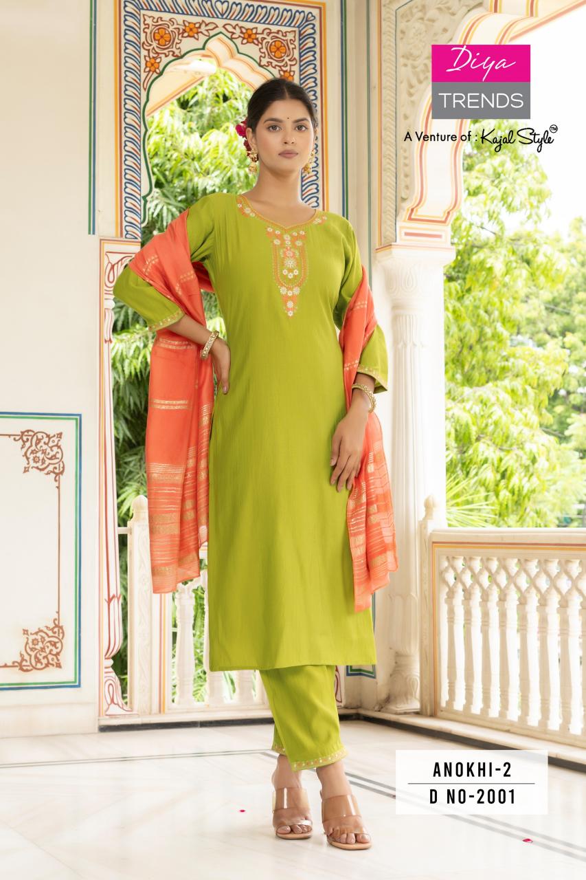 DIYA TRENDS ANOKHI VOL.2 Kurti Wholesale Catalog