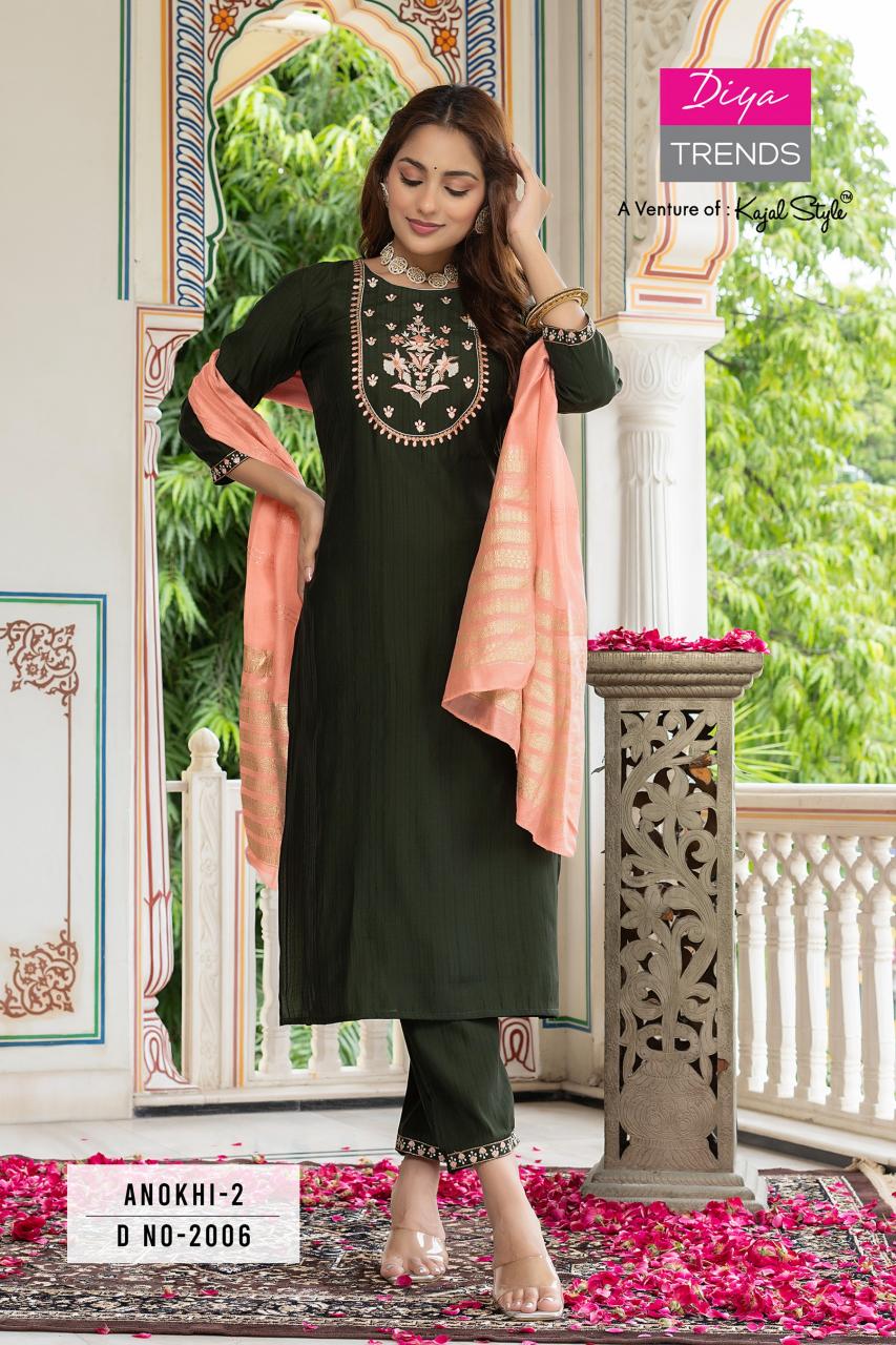 DIYA TRENDS ANOKHI VOL.2 Kurti Wholesale Catalog