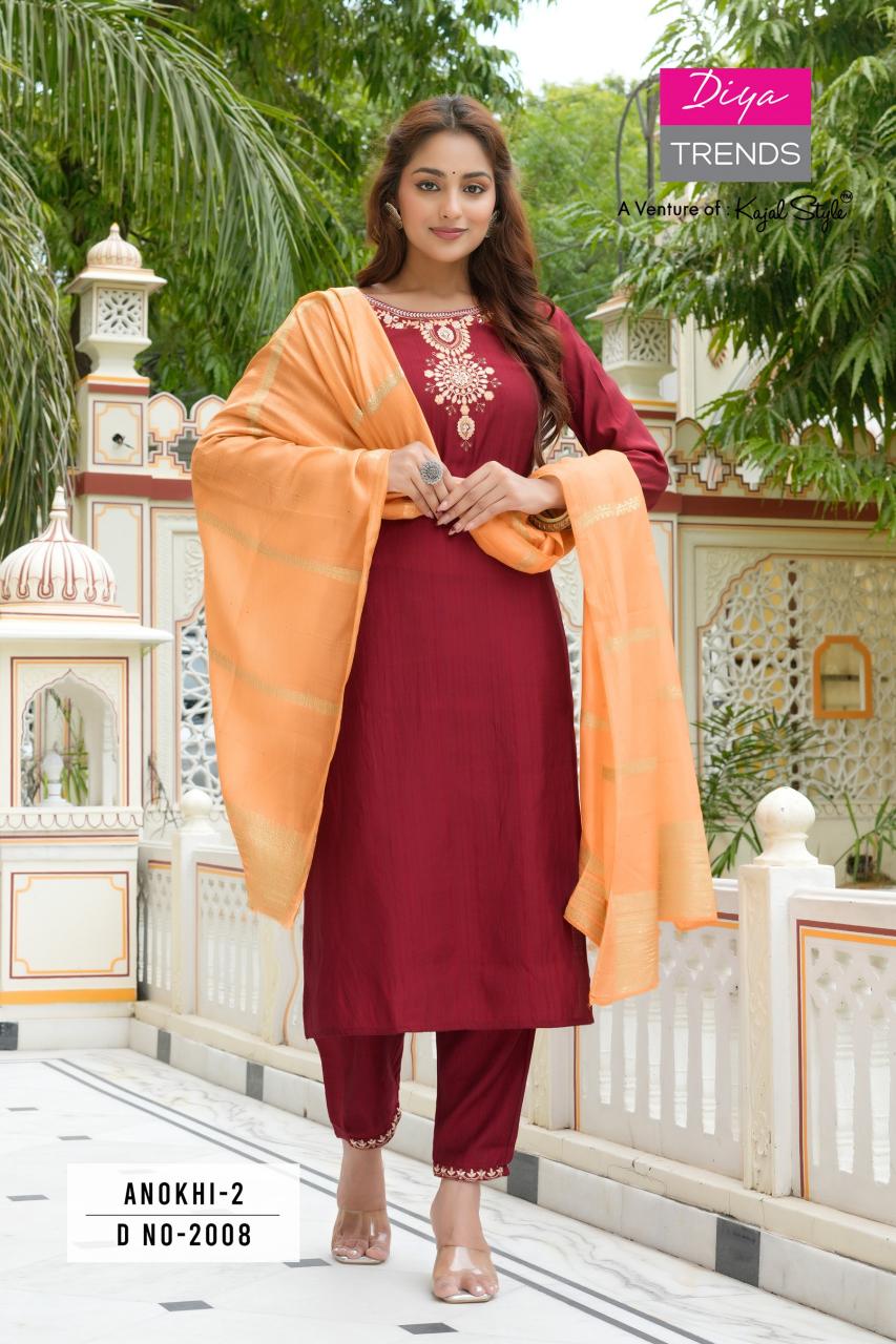 DIYA TRENDS ANOKHI VOL.2 Kurti Wholesale Catalog