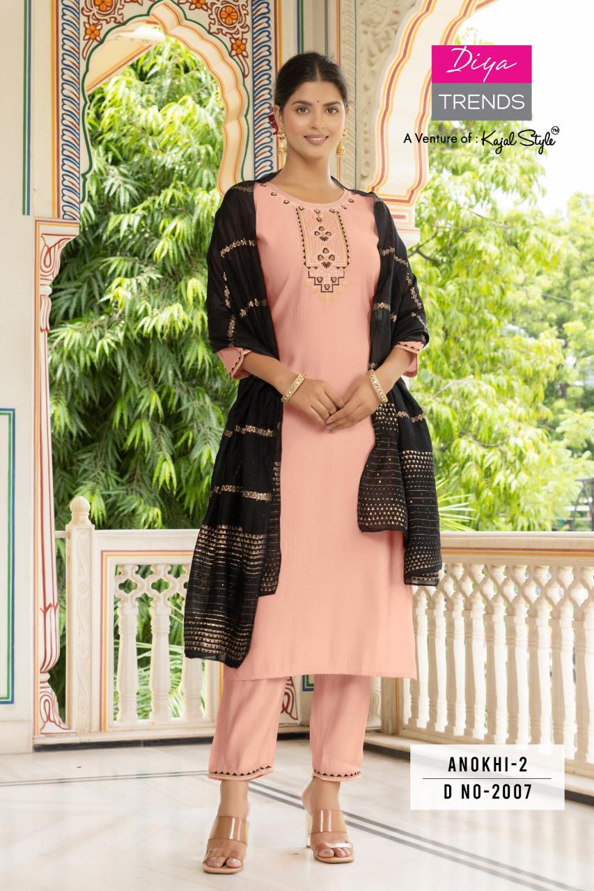 DIYA TRENDS ANOKHI VOL.2 Kurti Wholesale Catalog