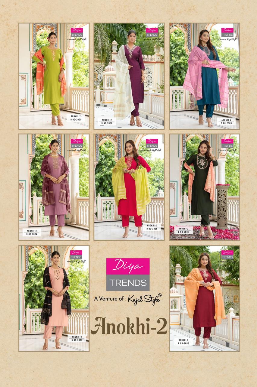 DIYA TRENDS ANOKHI VOL.2 Kurti Wholesale Catalog