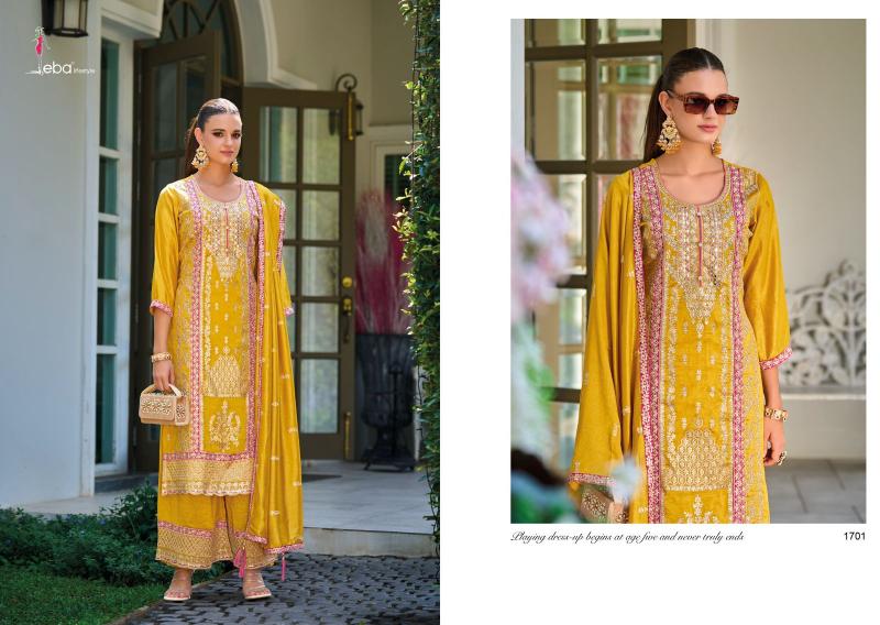Eba Lffat Premium Silk Readymade Salwar Kameez Wholesale catalog