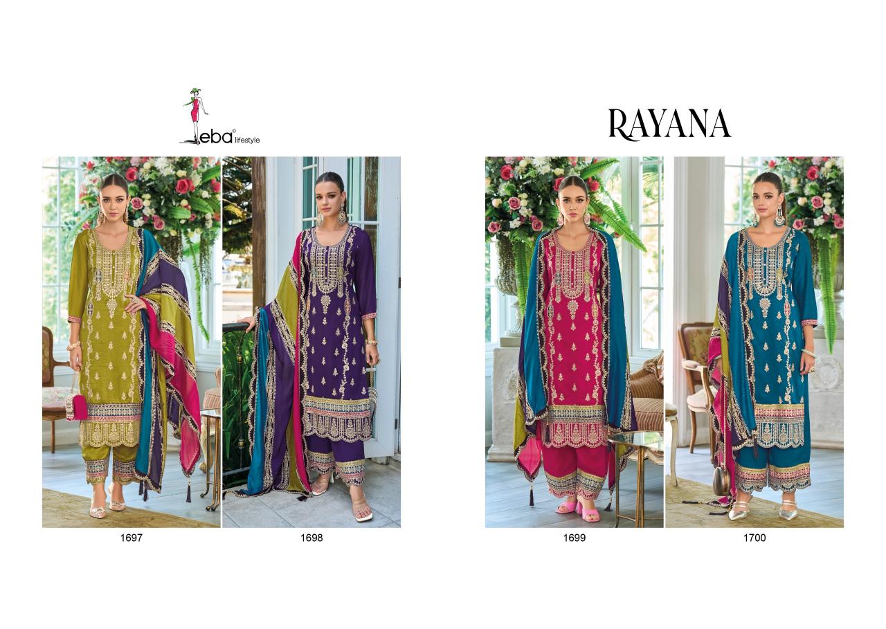 Eba Rayana Chinon Readymade Salwar Kameez Wholesale catalog