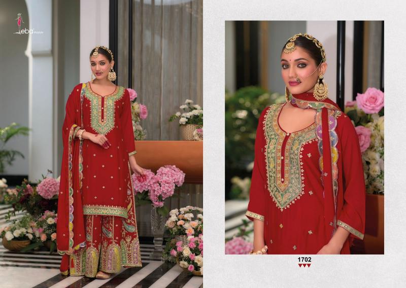 Eba Safroon Vol 3 Karwa Special Hevey Chinon Salwar Kameez Wholesale Catalog