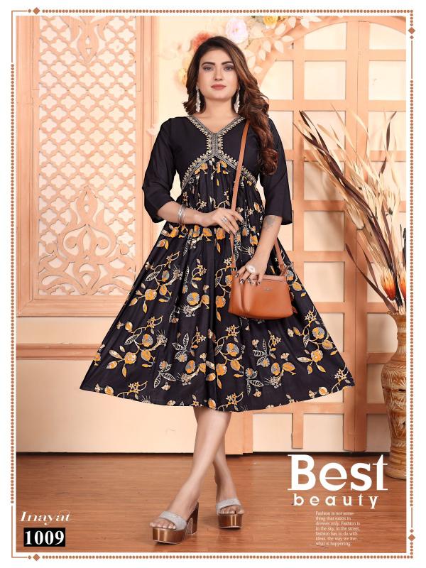 FASHION TALK INAYAT Anarkali Kurtis Wholesale Catalog
