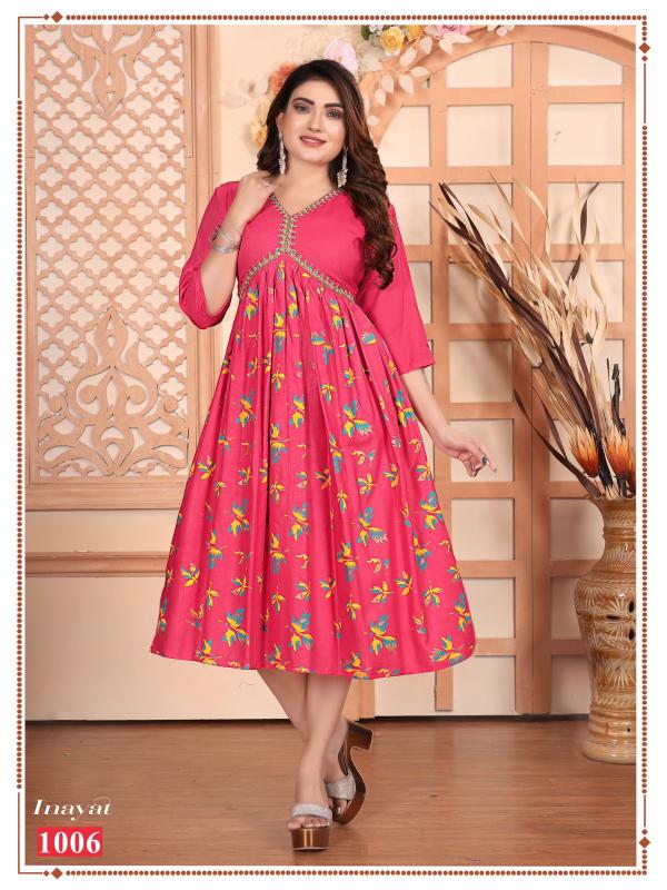 FASHION TALK INAYAT Anarkali Kurtis Wholesale Catalog