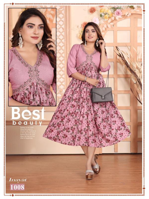 FASHION TALK INAYAT Anarkali Kurtis Wholesale Catalog