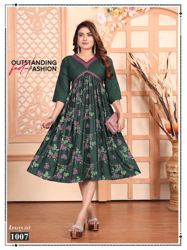 FASHION TALK INAYAT Anarkali Kurtis Wholesale Catalog