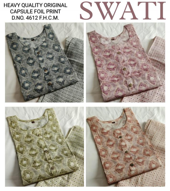 FASHION TALK SWATI 4612 Kurti India Wholesale Catalog