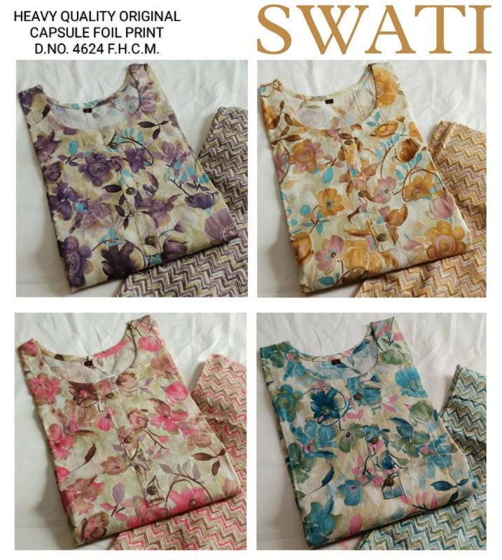 FASHION TALK SWATI 4624 Kurti India Wholesale Catalog