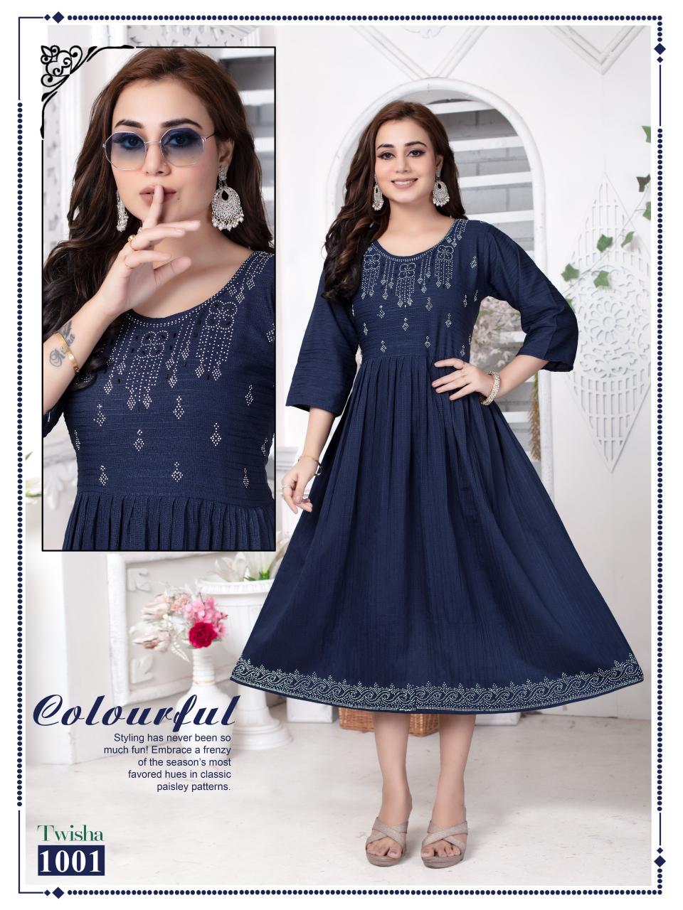 Fashion Talk Twisha Kurtis Wholesale Catalog