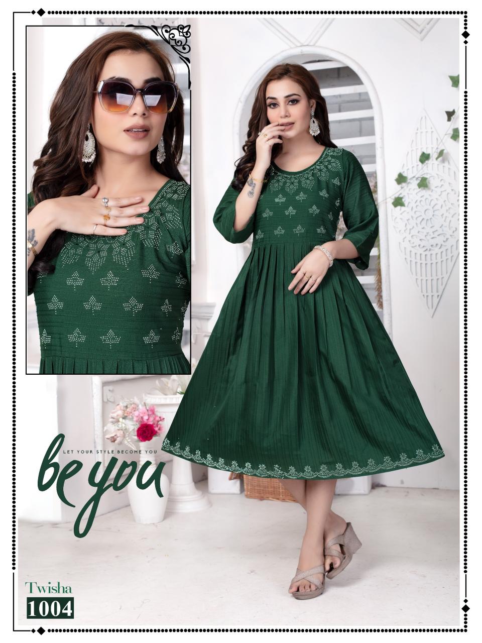 Fashion Talk Twisha Kurtis Wholesale Catalog