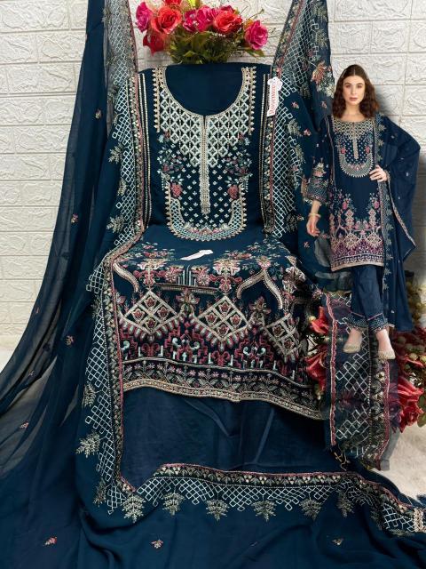 FEPIC ROSEMEEN C 1749 Georgette Embroidered Salwar Kameez Wholesale Catalog
