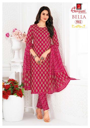 Ganpati Bella Vol-5 – Kurti Pant With Dupatta - Wholesale Catalog