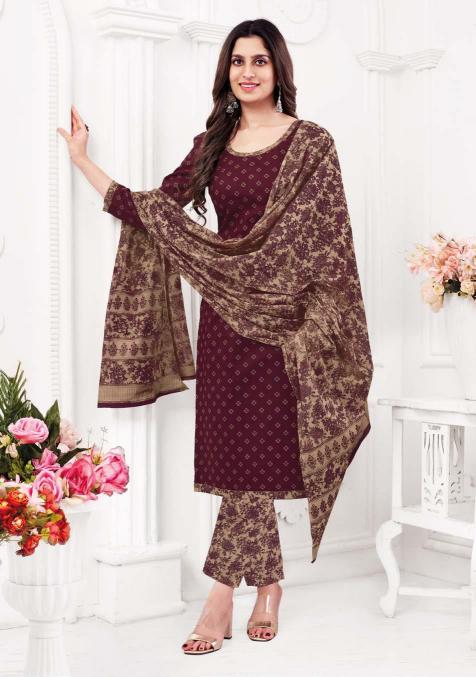 Ganpati Gouri Vol-8 – Kurti Pant With Dupatta - Wholesale Catalog