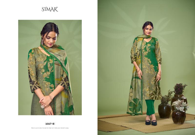 Glossy Blooming Digital Printed Salwar Kameez Wholesale Catalog