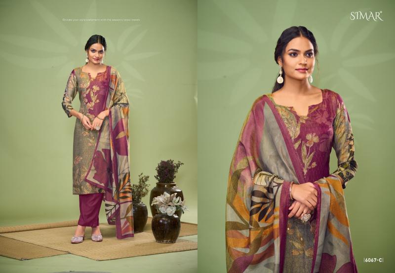 Glossy Blooming Digital Printed Salwar Kameez Wholesale Catalog