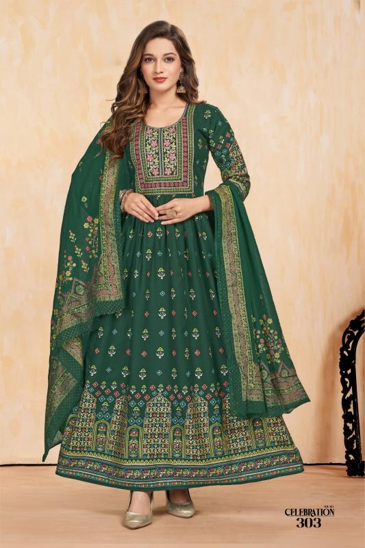 GOLDEN CELEBRATION VOL.3 Full Sleeve Kurtis Online India Wholesale Catalog