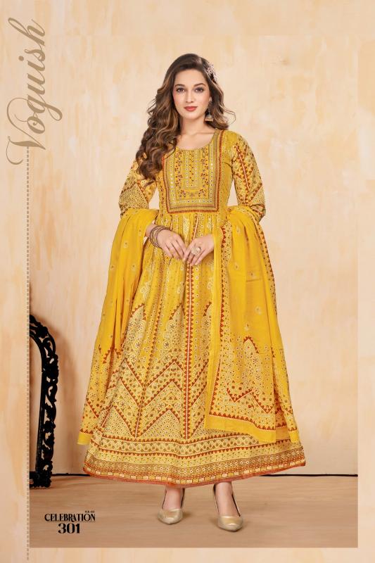GOLDEN CELEBRATION VOL.3 Full Sleeve Kurtis Online India Wholesale Catalog