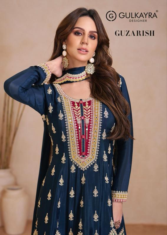 Gulkayra GUZARISH Real Chinon Salwar Kameez Wholesale Catalog 