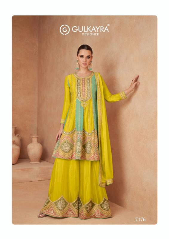 Gulkayra GUZARISH Real Chinon Salwar Kameez Wholesale Catalog 