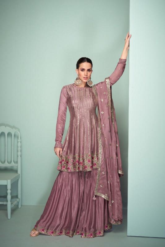 Gulkayra Riwayat Chinon Semi Stitched Salwar Kameez Wholesale Catalog