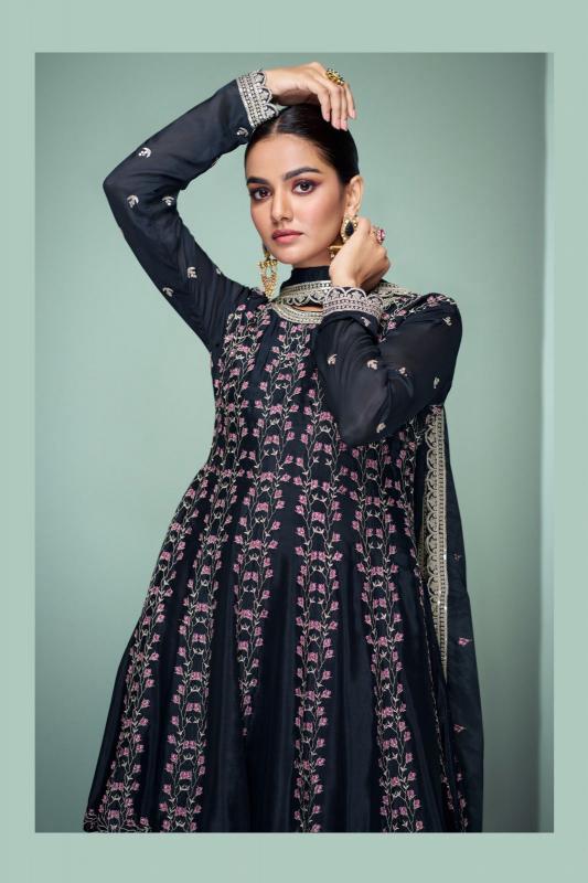 Gulkayra Riwayat Chinon Semi Stitched Salwar Kameez Wholesale Catalog