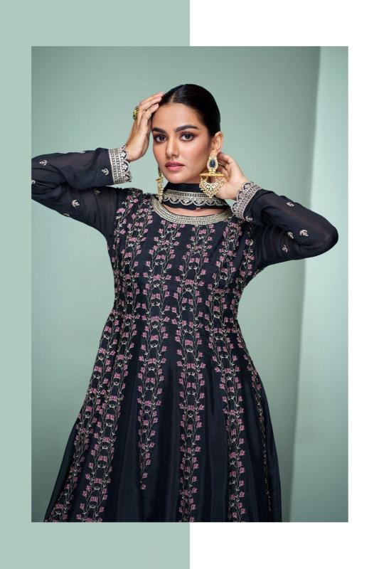 Gulkayra Riwayat Chinon Semi Stitched Salwar Kameez Wholesale Catalog
