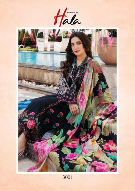 Hala Ramsha Vol 3 Dress Material Wholeslae Catalog