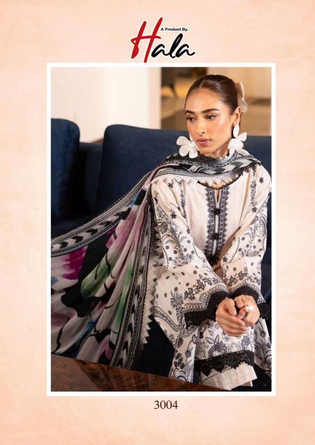 Hala Ramsha Vol 3 Dress Material Wholeslae Catalog