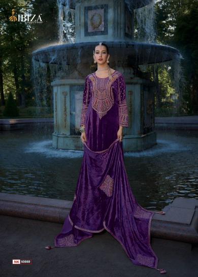 Ibiza Nazakat Velvet Salwar Kameez Wholesale Catalog