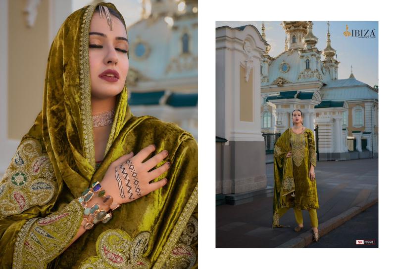 Ibiza Nazakat Velvet Salwar Kameez Wholesale Catalog