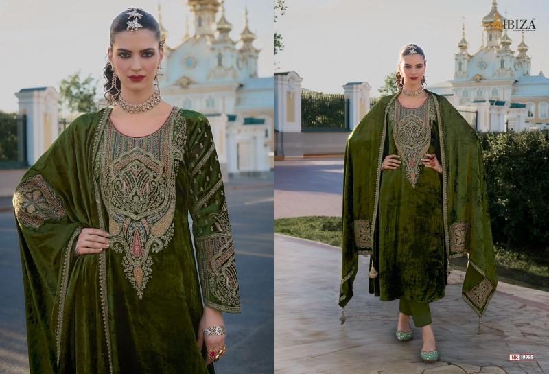 Ibiza Nazakat Velvet Salwar Kameez Wholesale Catalog