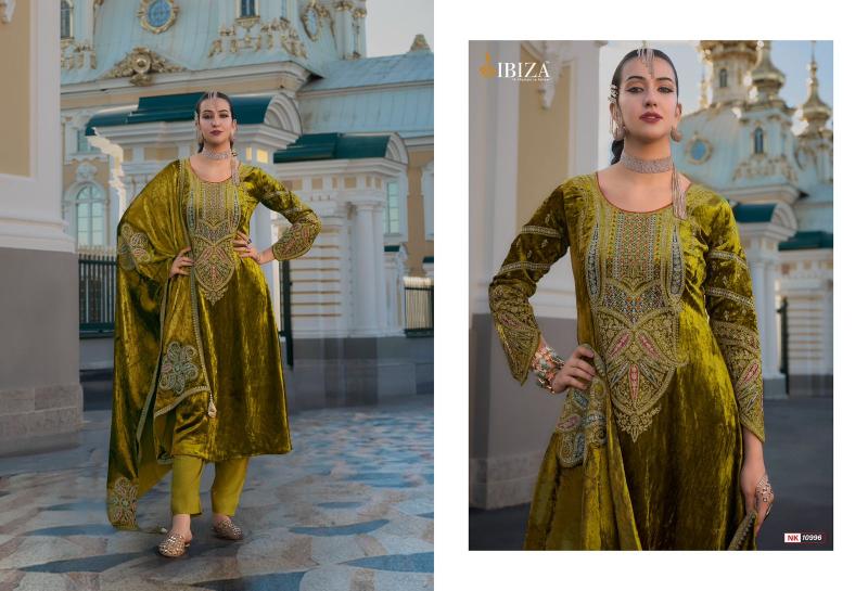 Ibiza Nazakat Velvet Salwar Kameez Wholesale Catalog