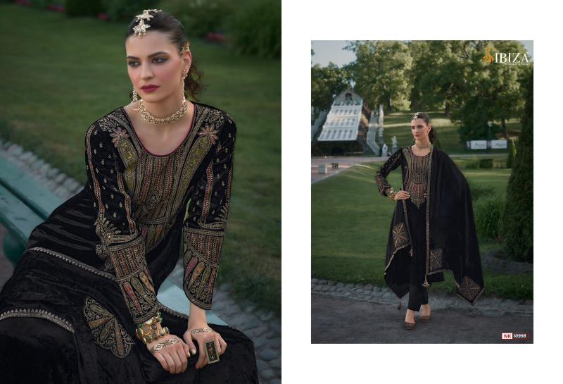 Ibiza Nazakat Velvet Salwar Kameez Wholesale Catalog