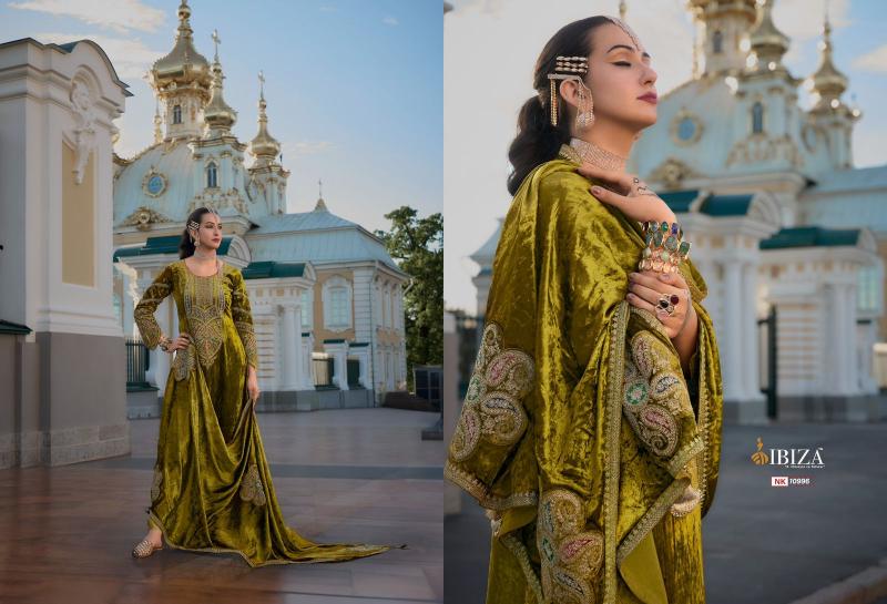 Ibiza Nazakat Velvet Salwar Kameez Wholesale Catalog