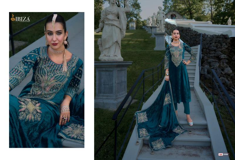 Ibiza Nazakat Velvet Salwar Kameez Wholesale Catalog