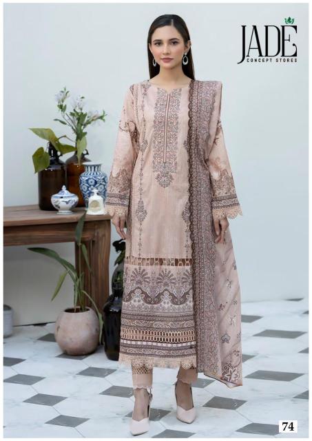 Jade Chevron Vol 8 Cotton Dress Material  Wholesale Catalog