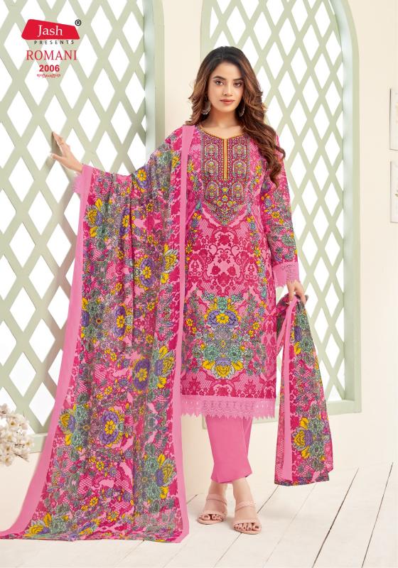 Jash Romani Vol 2 Cotton Dress Material Wholesale Catalog