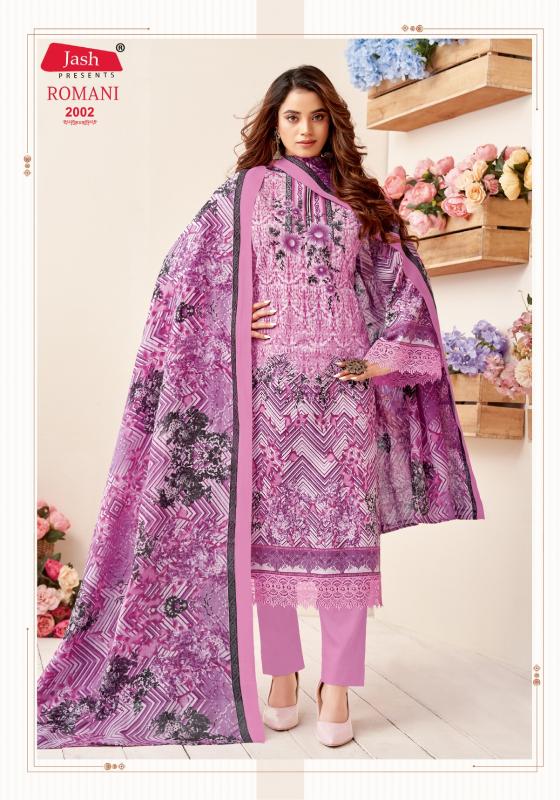 Jash Romani Vol 2 Cotton Dress Material Wholesale Catalog