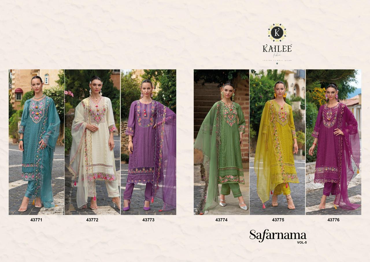 KAILEE FASHION SAFARANAMA VOL-5 Kurti Wholesale catalog