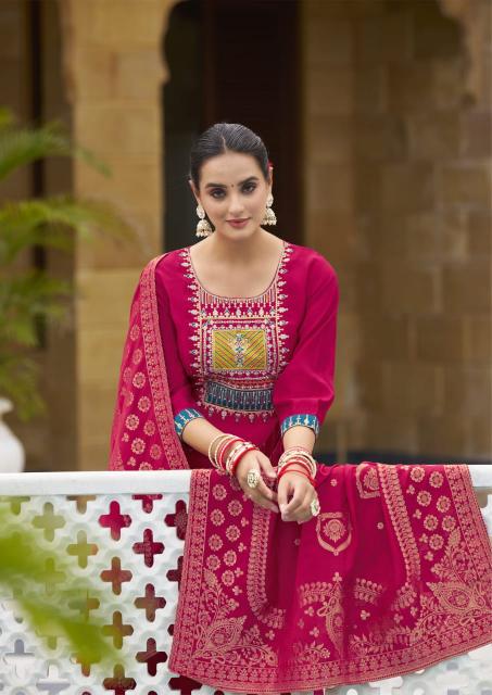 Karissa Sandhya blue silk kurti for women online india Wholesale Catalog