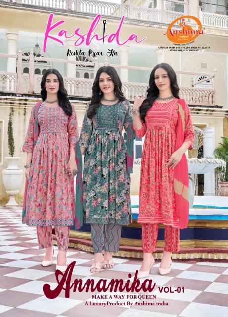 KASHIDA ANNAMIKA Vol 1 Fab India Kurti For Women Wholesale Catalog