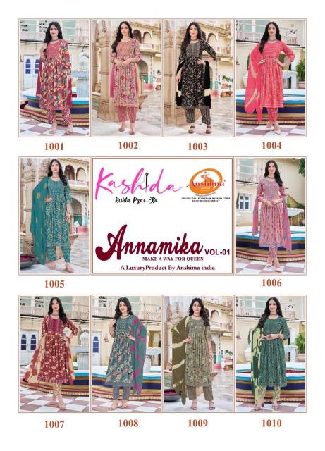KASHIDA ANNAMIKA Vol 1 Fab India Kurti For Women Wholesale Catalog