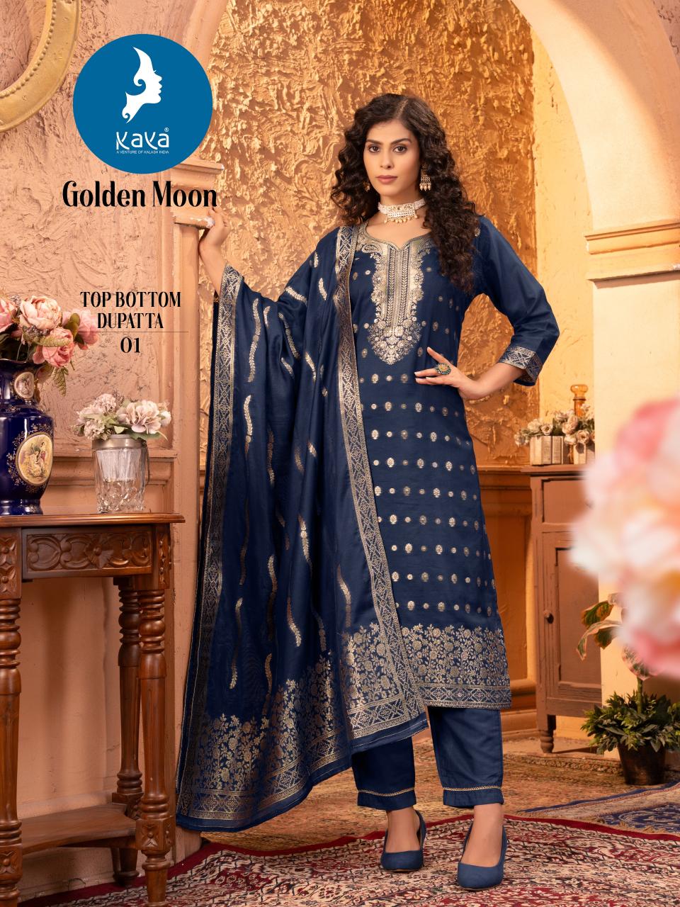 Kaya Golden Moon Kurti Wholesale Catalog