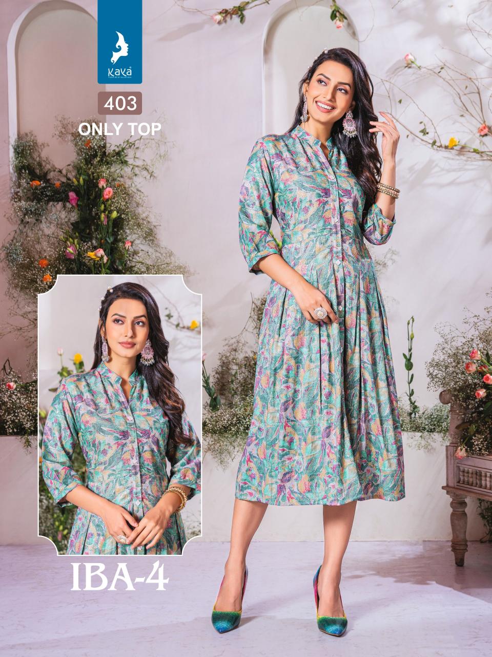 Kaya Iba 4 Fancy Capsule Printed Kurti Wholesale Catalog