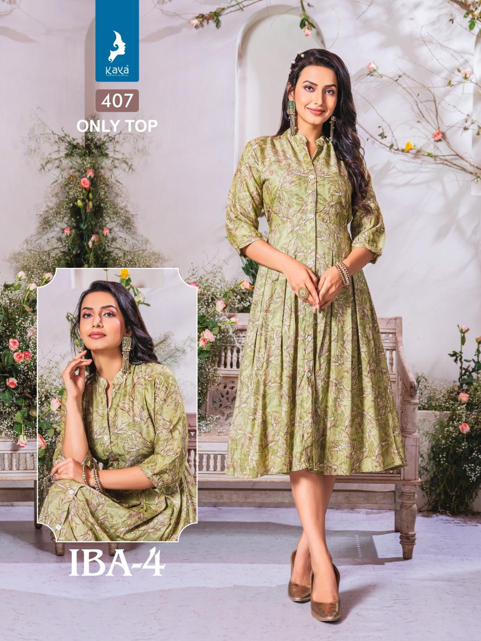Kaya Iba 4 Fancy Capsule Printed Kurti Wholesale Catalog